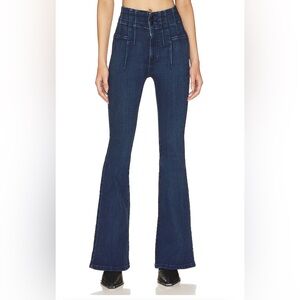 We The Free Dark Blue Flare Jeans